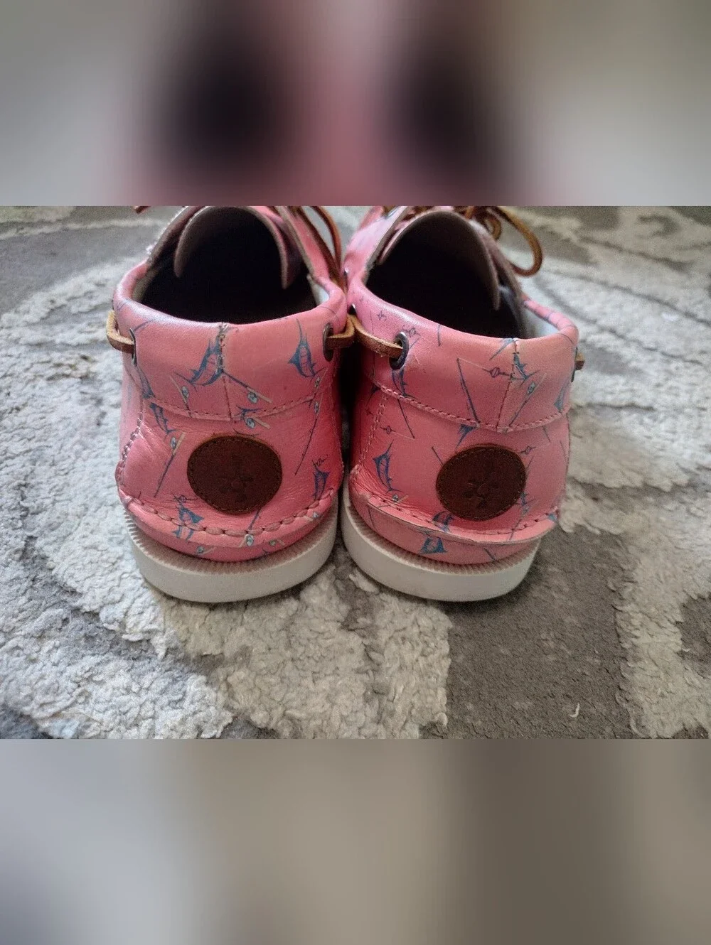 Froats The angler Pink Boat Shoes